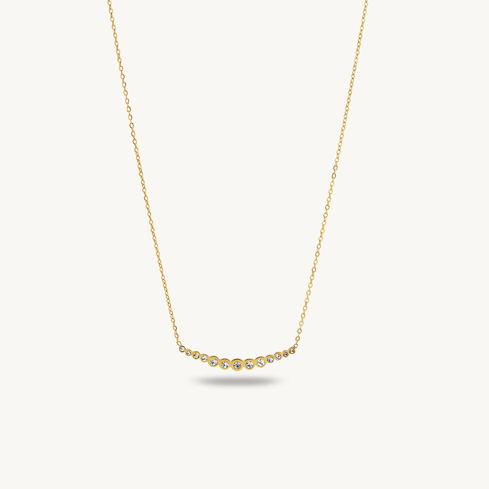 Longline Glow Bar Short Necklace