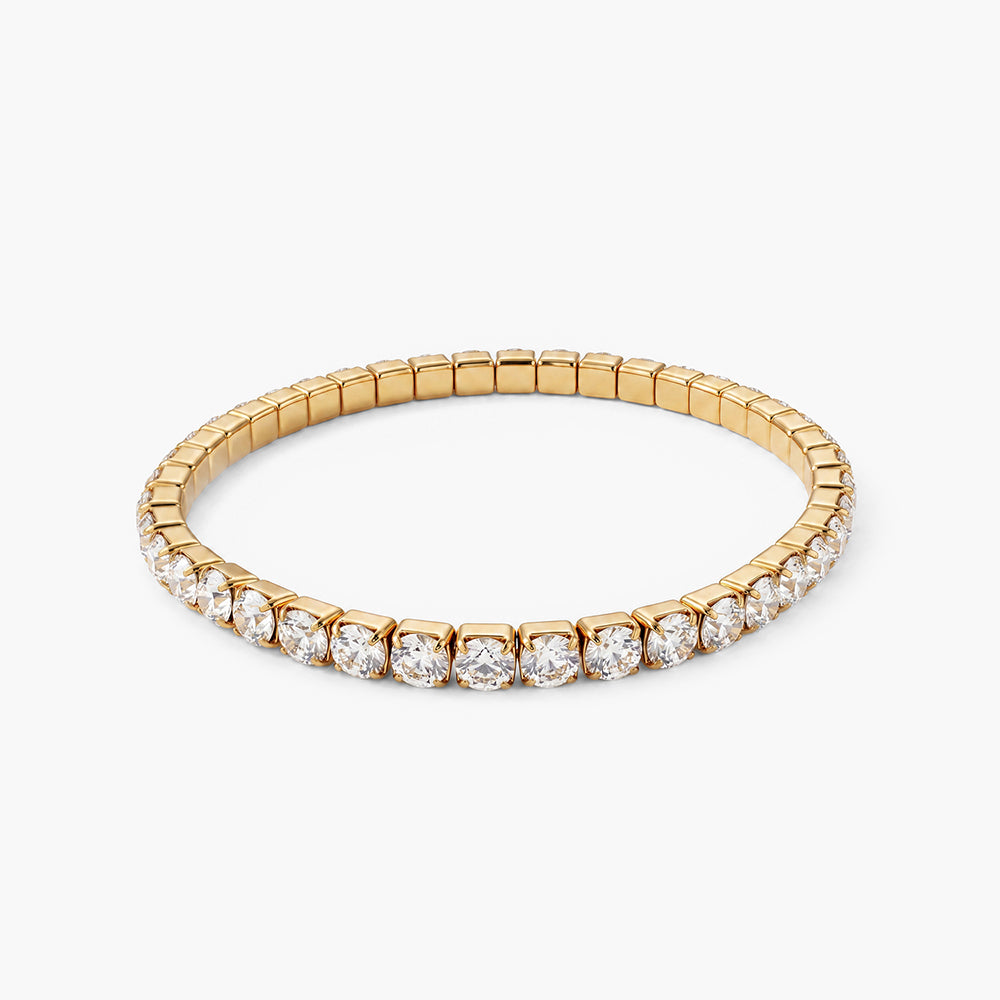 Exquisite Gold Studded Bracelet