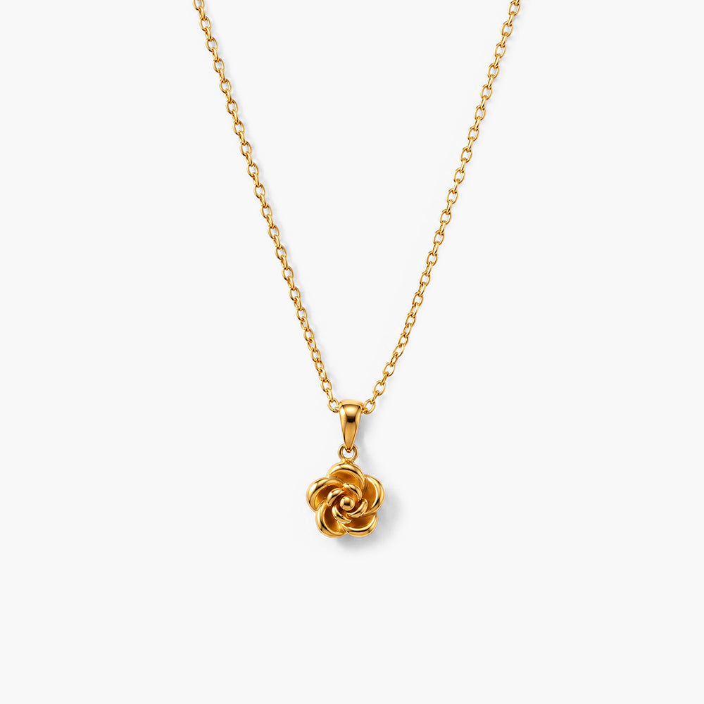 Delicate Rose Necklace
