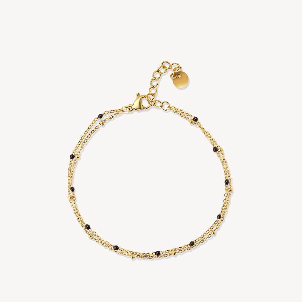 Minimal Layered Demifine Mangalsutra Bracelet
