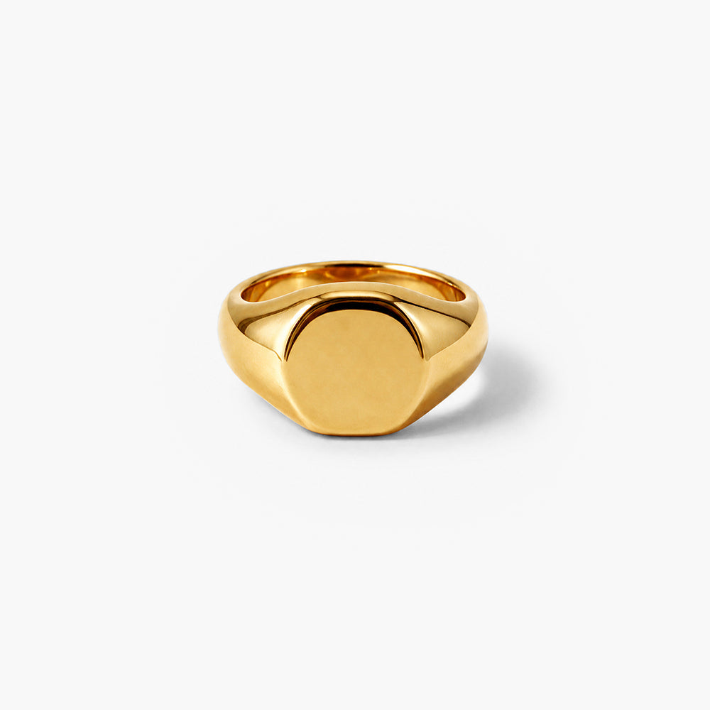 Hexagonal Gold Statement Ring