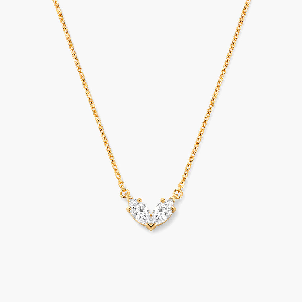 Elysia Heartfly 925 Sterling Silver Pendant Necklace