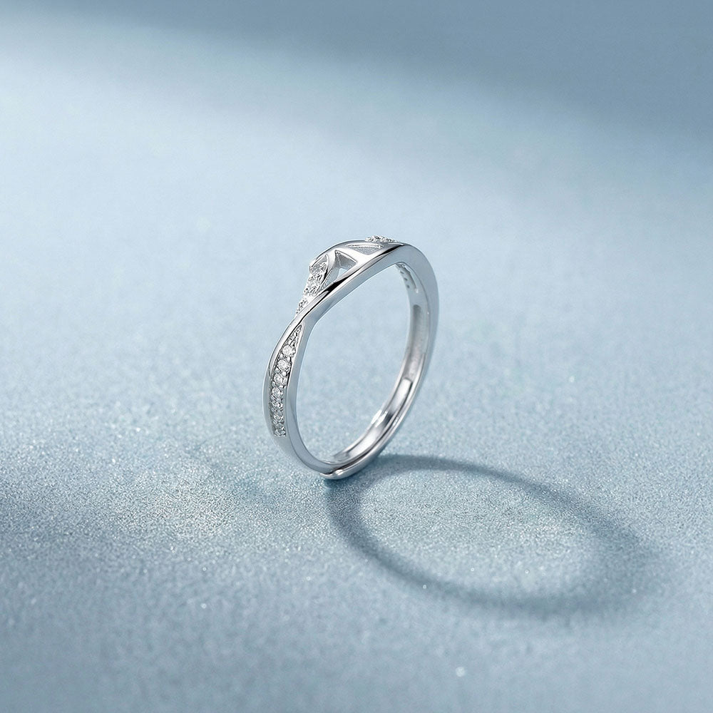 Silver Classy Rings Elegant Sparkle 925 Sterling Silver Ring | Rings | AllJewellery