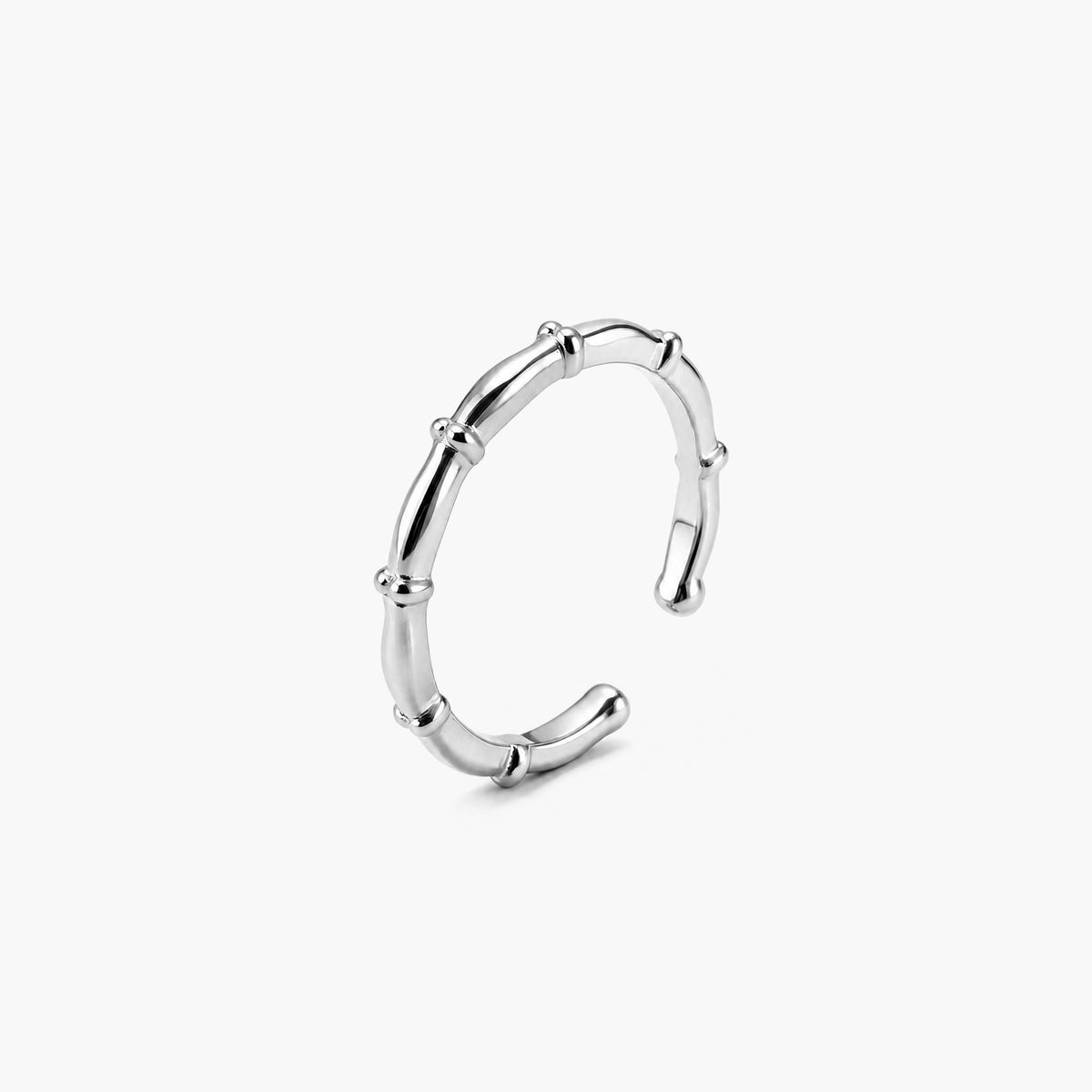 Nature Wrap Platinum Plated 925 Sterling Silver Ring