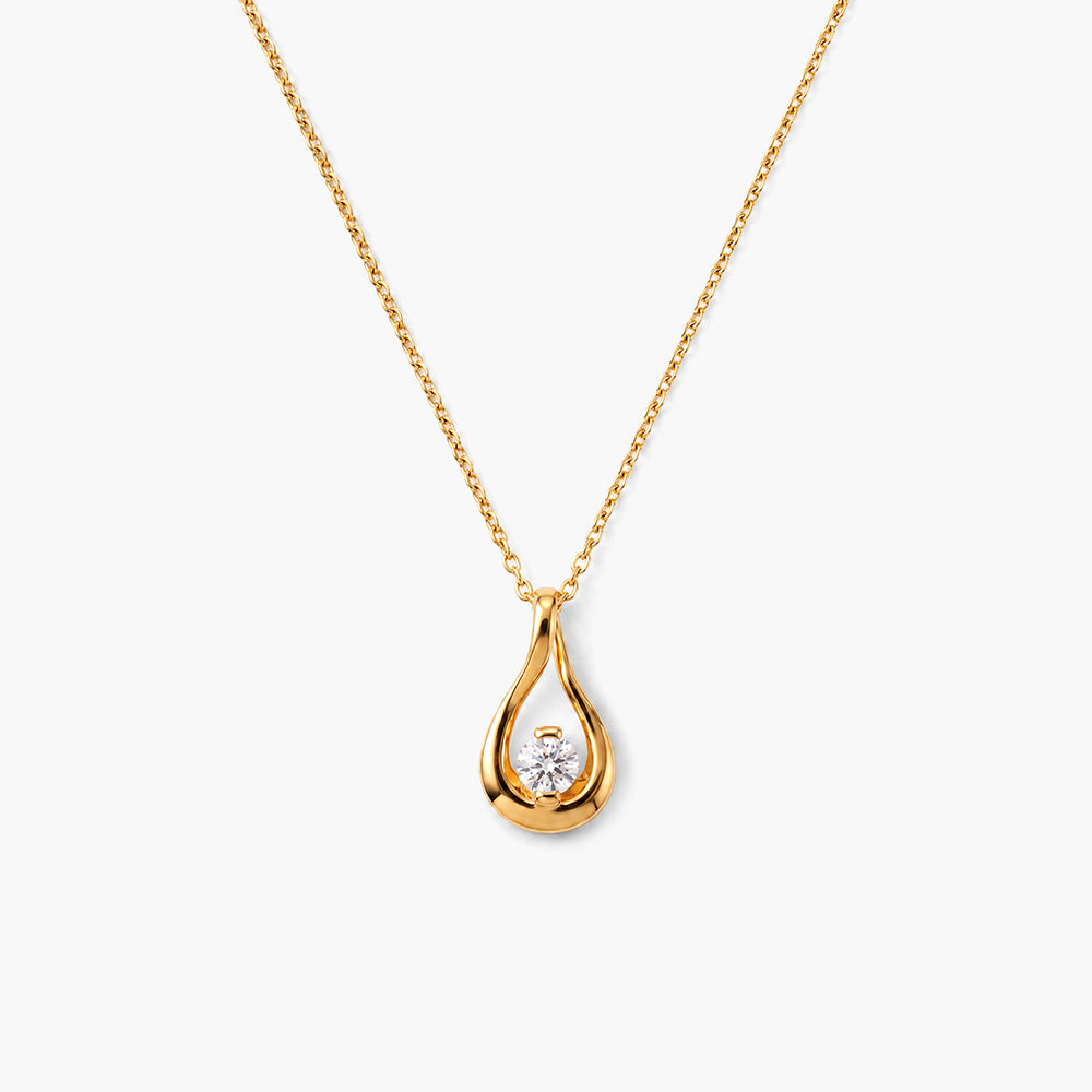 Luna Cascade 925 Sterling Silver Pendant Necklace
