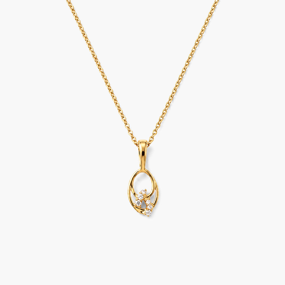 Aurelia Loop 925 Sterling Silver Pendant Necklace