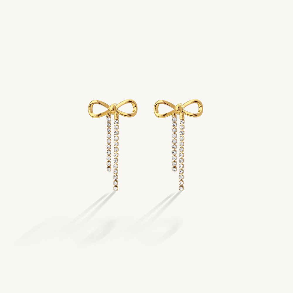 Dreamy Bow Dangle Earrings