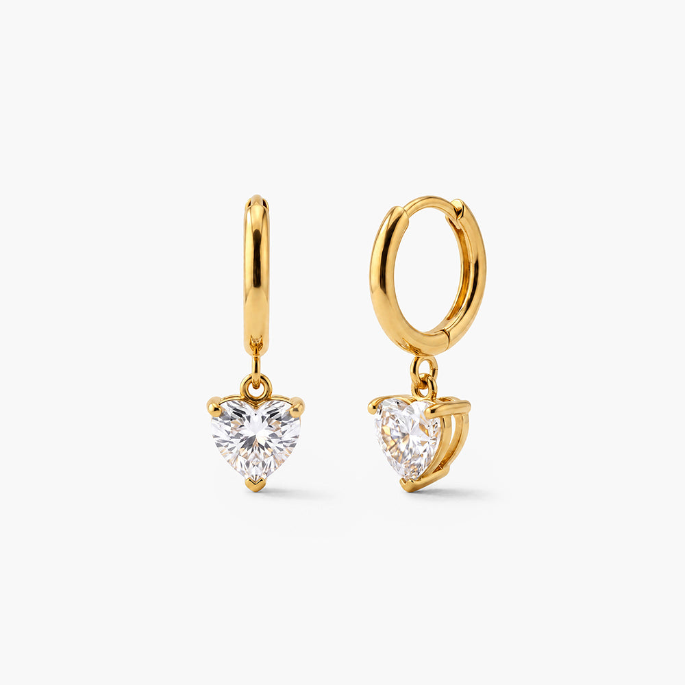 Diamond Drift Drop Earrings