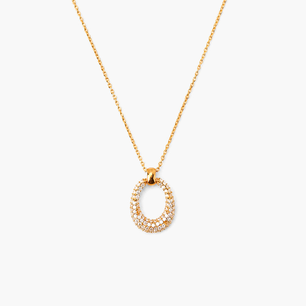 Elara Azure Glow 925 Sterling Silver Pendant Necklace