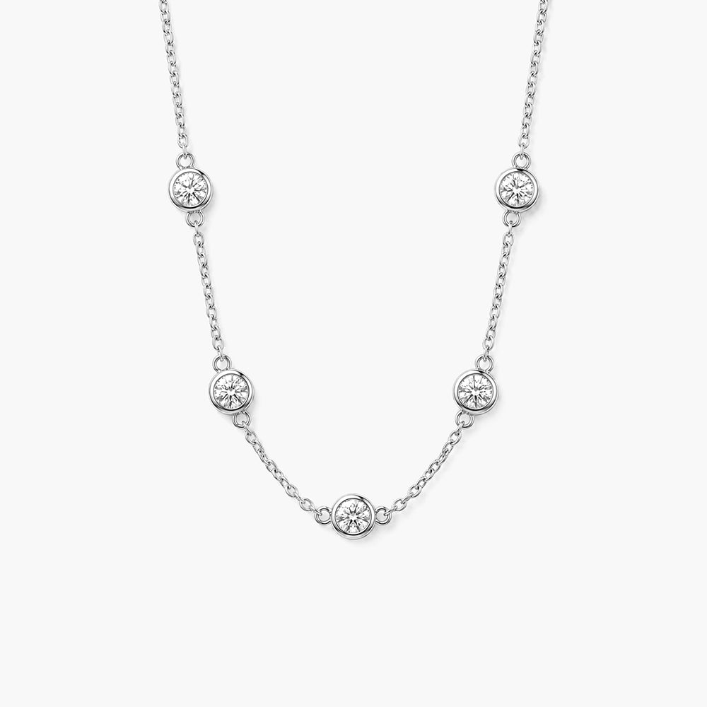 Everyday Station Platinum Plated 925 Sterling Silver Necklace
