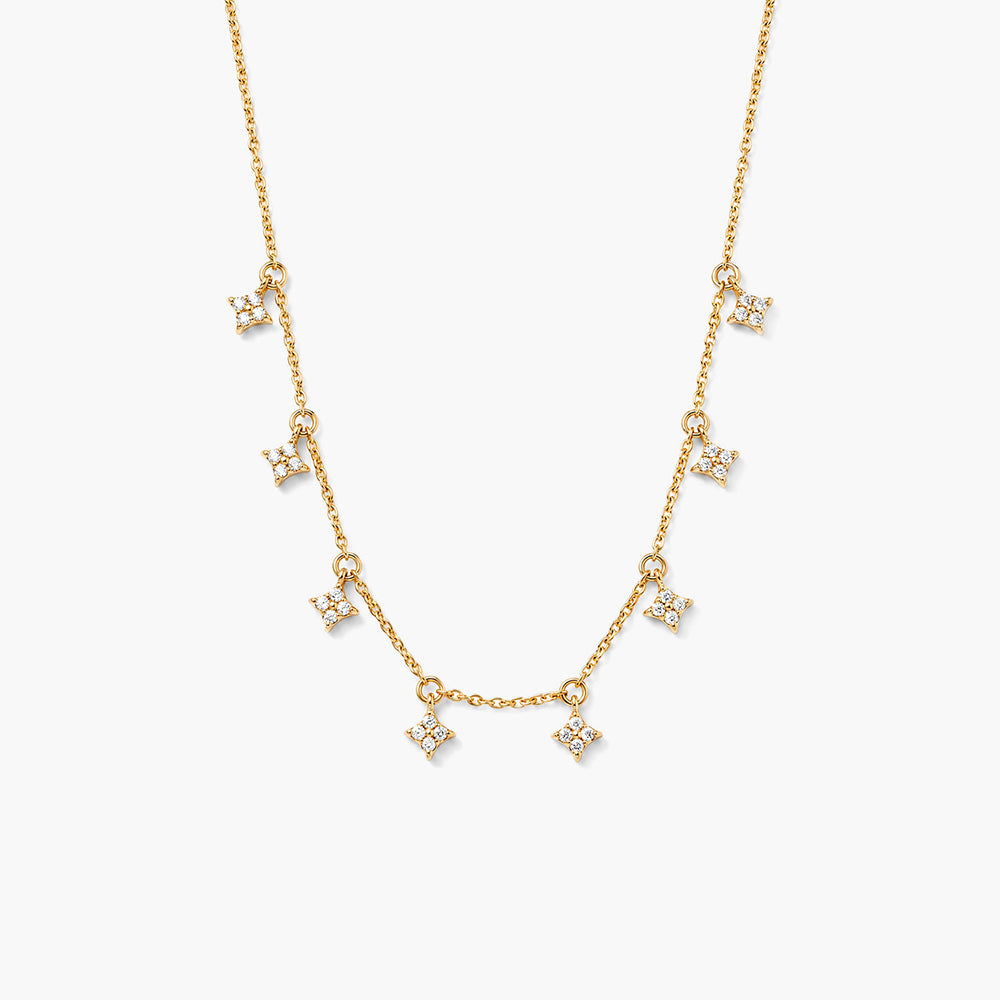 Elara Garland 925 Sterling Silver Necklace