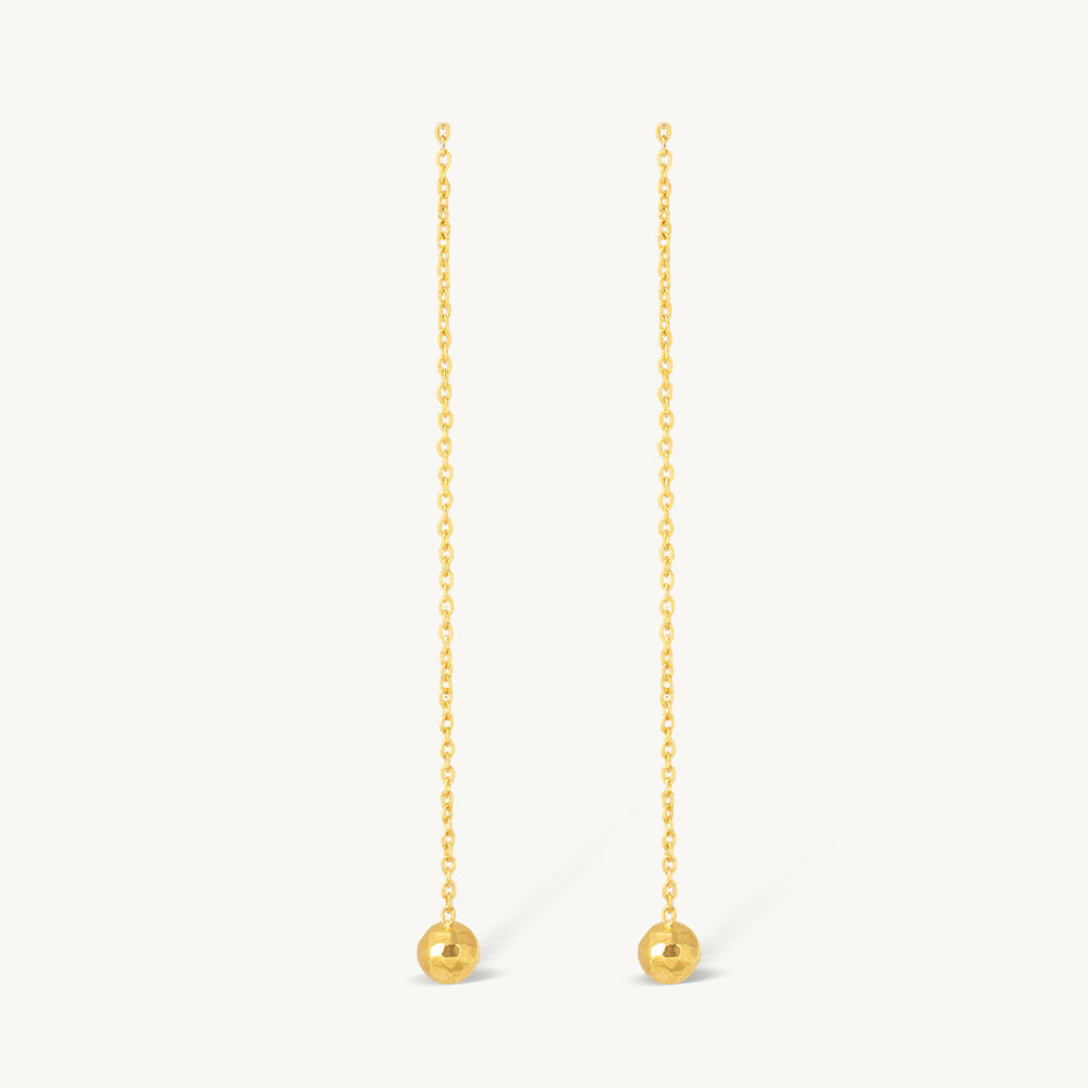 Mini Ball Chain Drop Earring