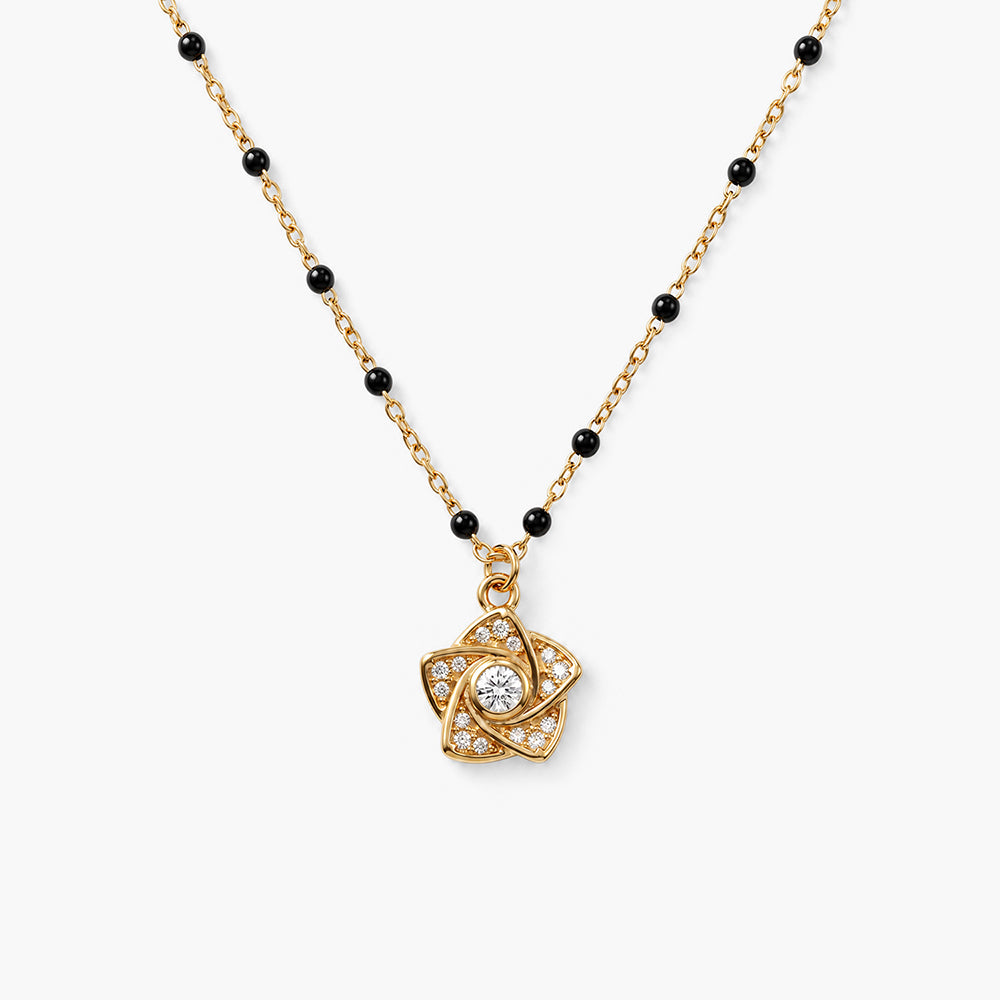 Floral Glow Demifine Mangalsutra