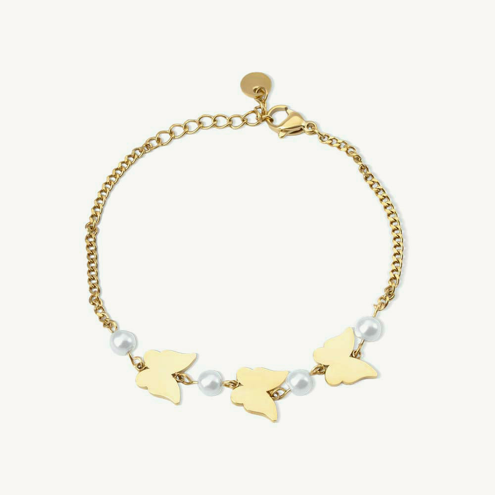 Flutterbug Pearl Bracelet