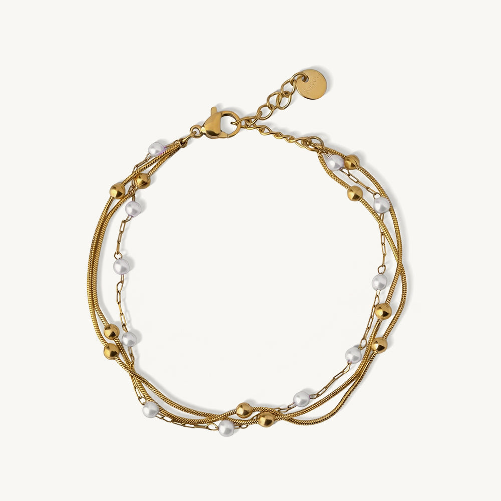 Pearl Bead Layer Bracelet