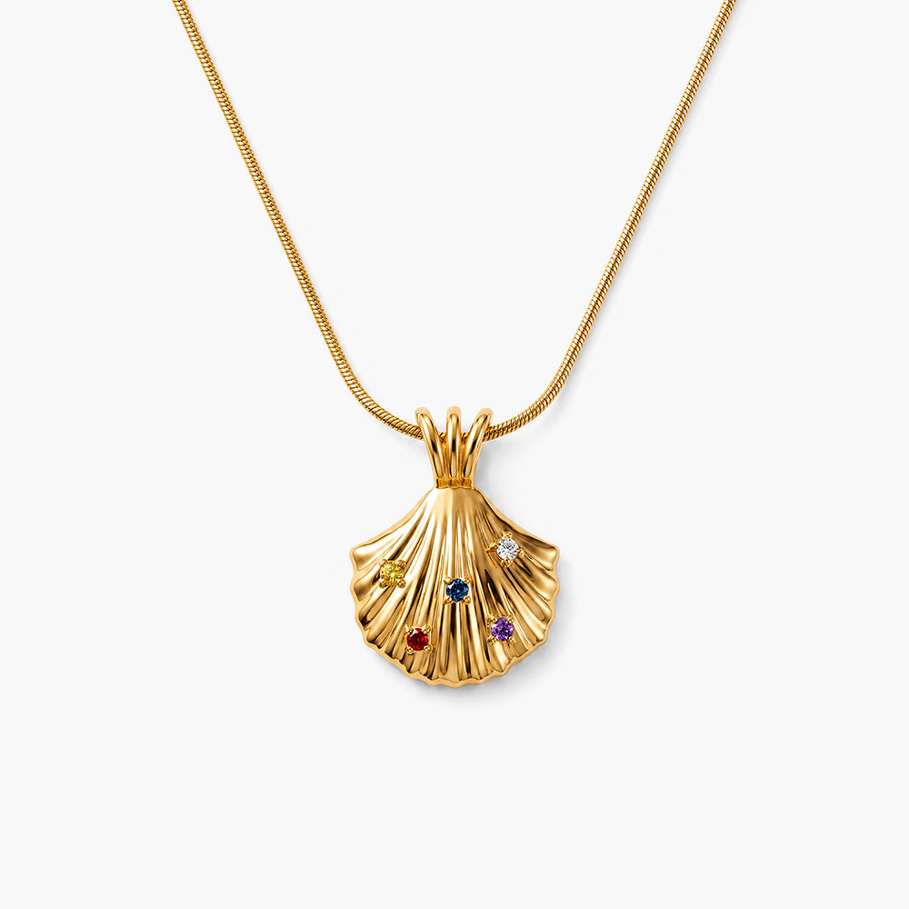 Ocean Treasure Shell Pendant Necklace