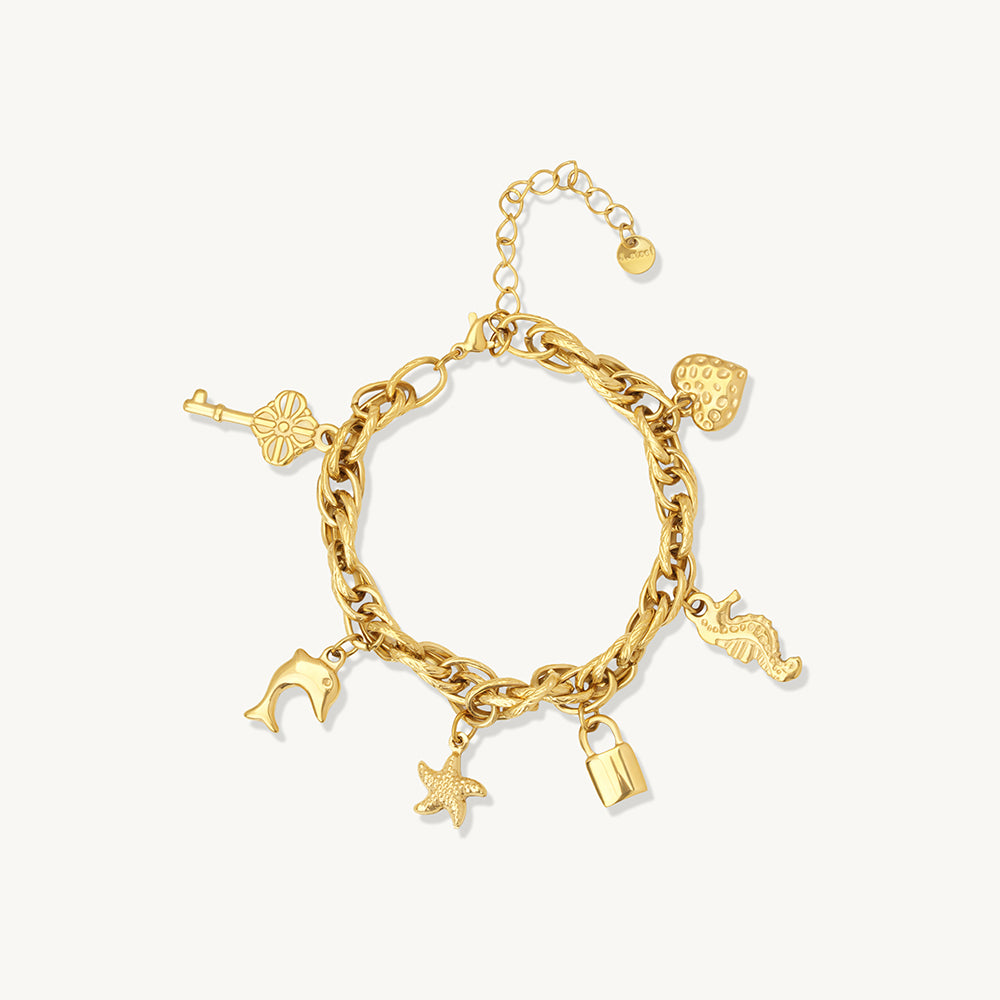 Joyful Charm Statement Bracelet