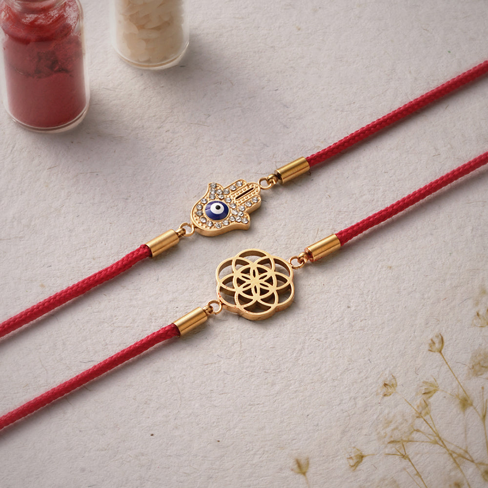 Mystic Shield Rakhi Set