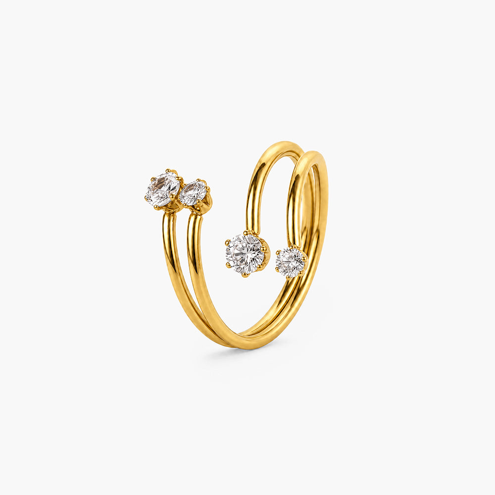 Celestial Orbit Zircon Ring