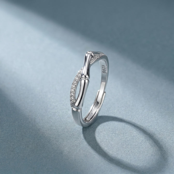 Interwind Subtle Spark 925 Sterling Silver Ring – PALMONAS