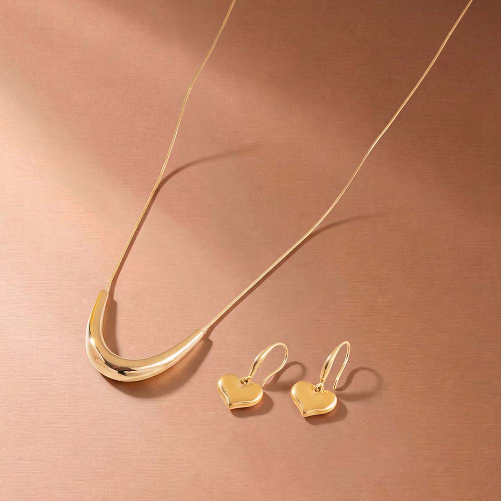 Arc & Heart Jewellery Set