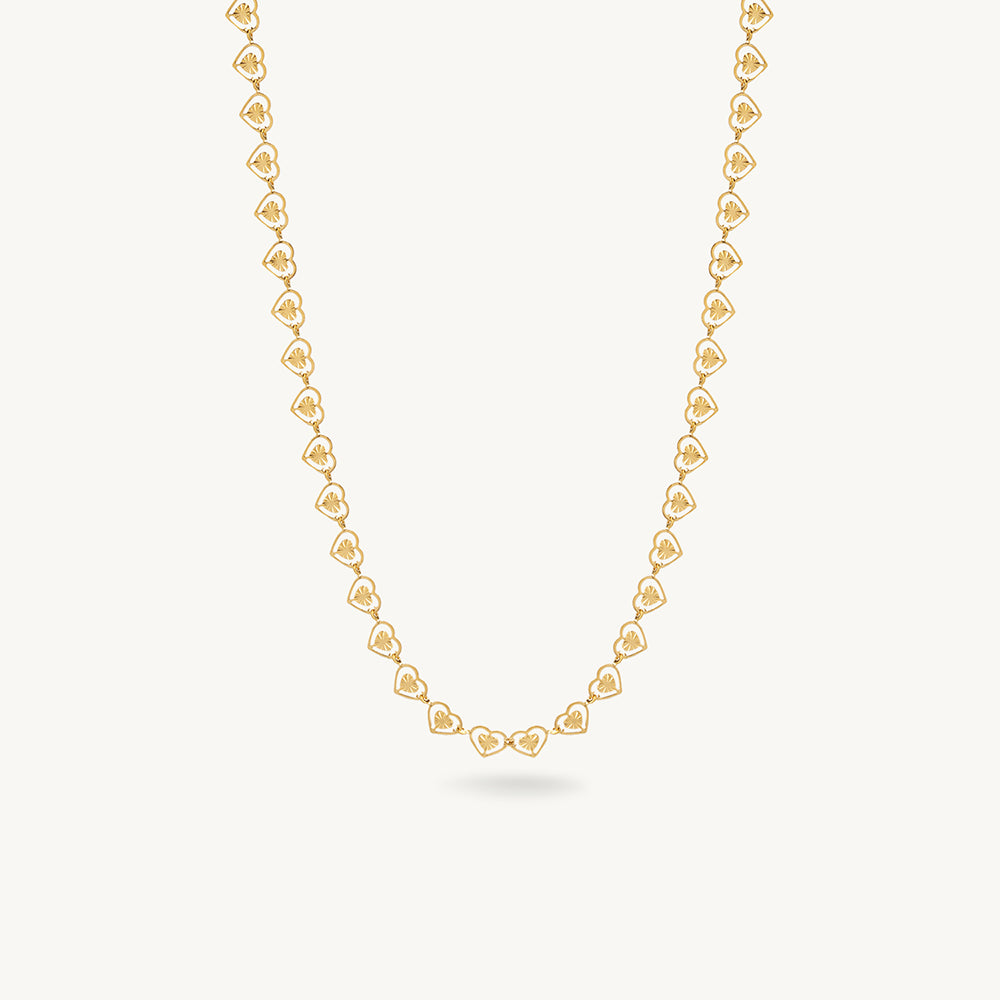Hollow Hearts Necklace