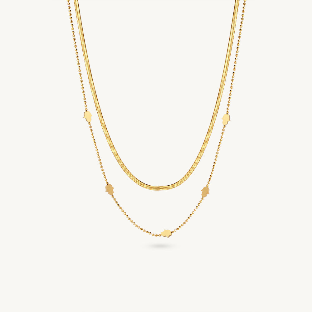 Layered Glow Necklace
