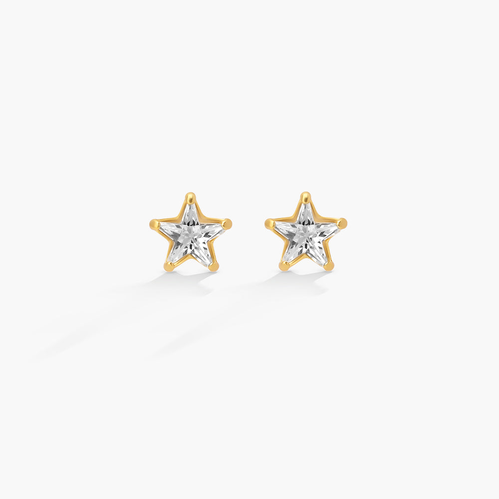 Crystal Star Stud Earrings