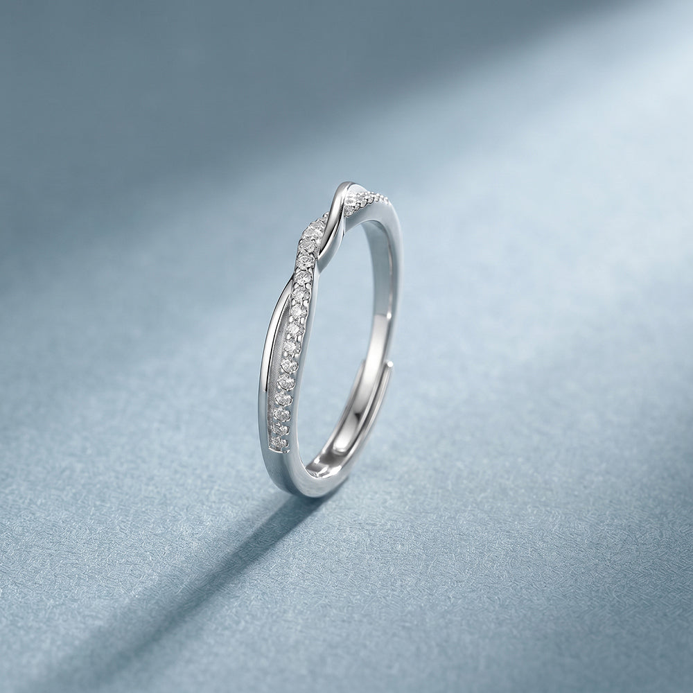 Minimal Radiance 925 Sterling Silver Ring