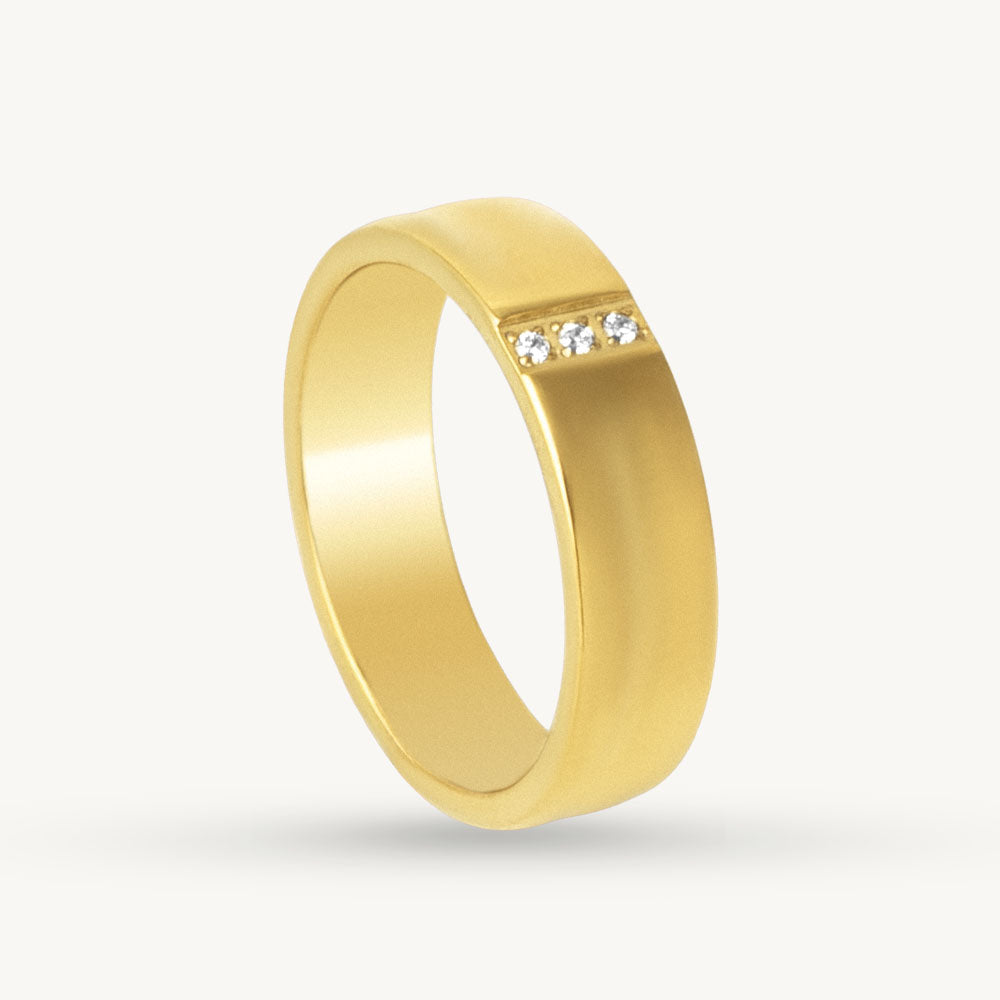 Contemprory Flat Band Ring
