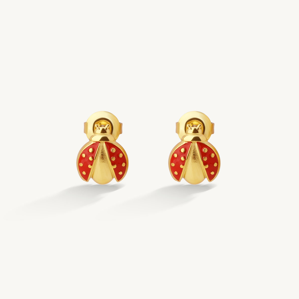 Ladybug Stud Earrings