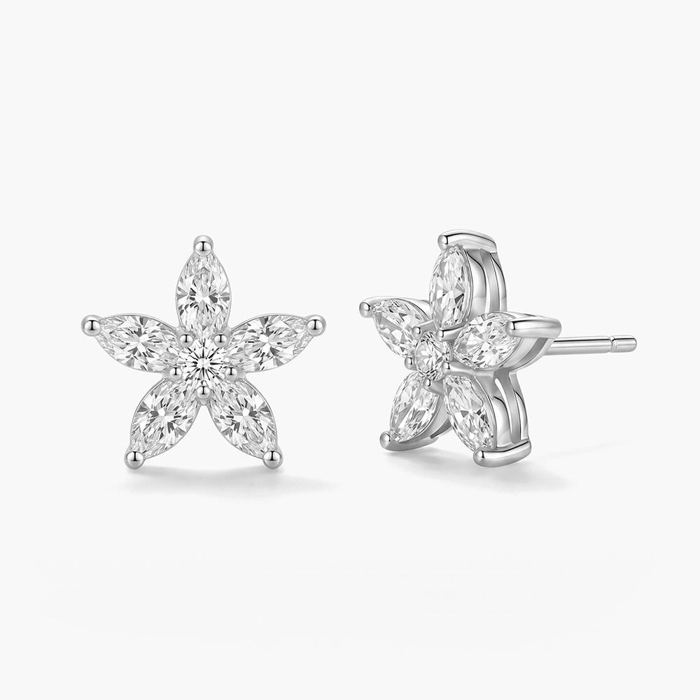 Celestial Spark 925 Sterling Silver Earrings