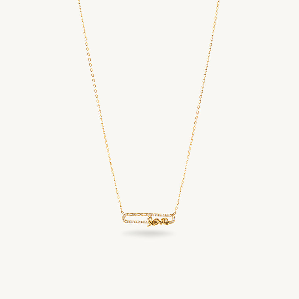 Luxe Love Bar Necklace