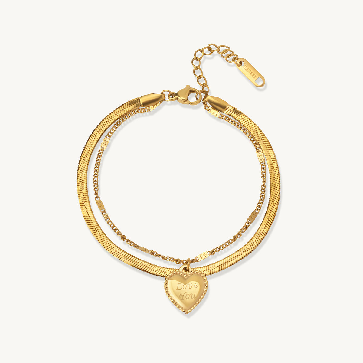 Love Layered Bracelet