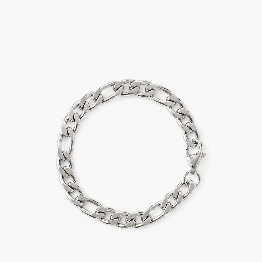 Silver Chrome Link Bracelet
