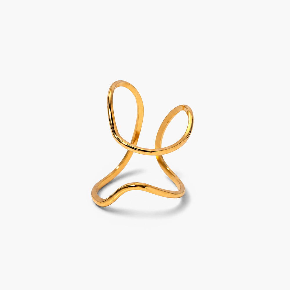 Infinity Adjustable Gold Ring