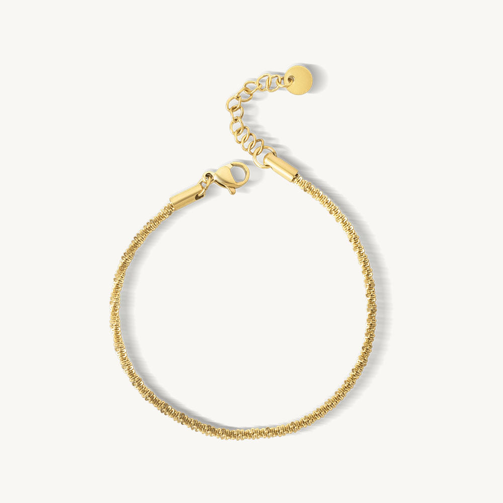 Subtle Texture Chain Bracelet