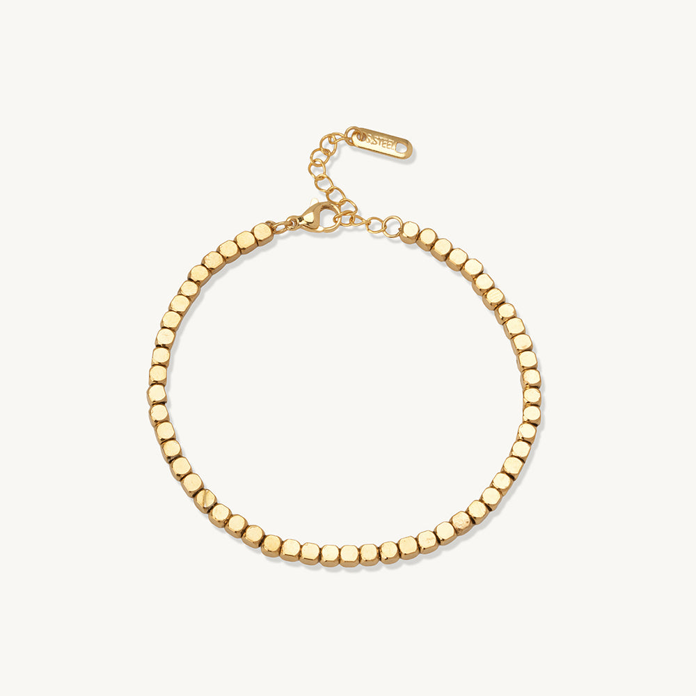 Classic Mini Cubes Bead Bracelet