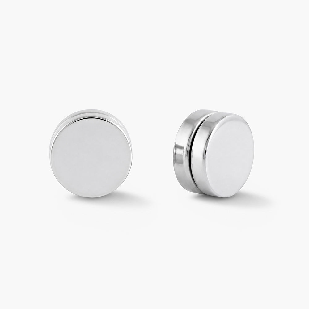 Piercing-Free Magnetic Silver Studs