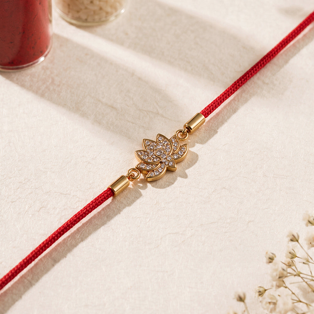 Prosperity Lotus Rakhi