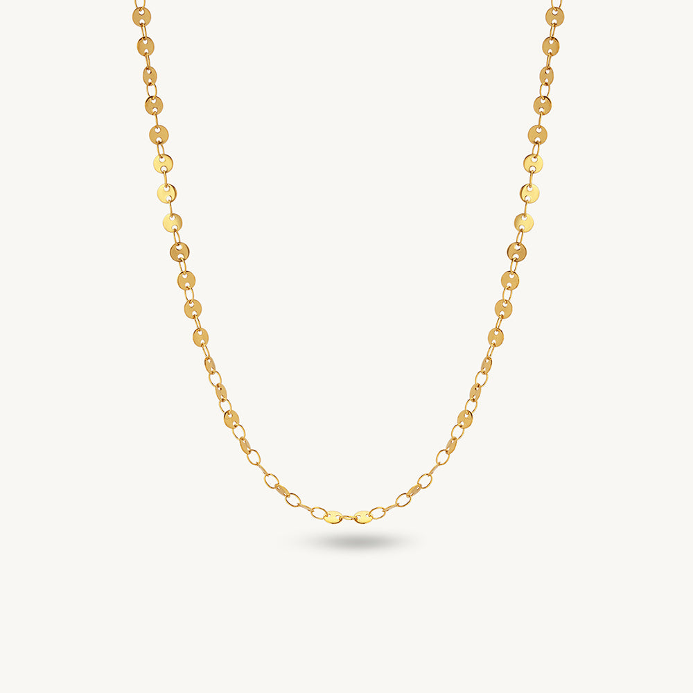 Disc Link Necklace