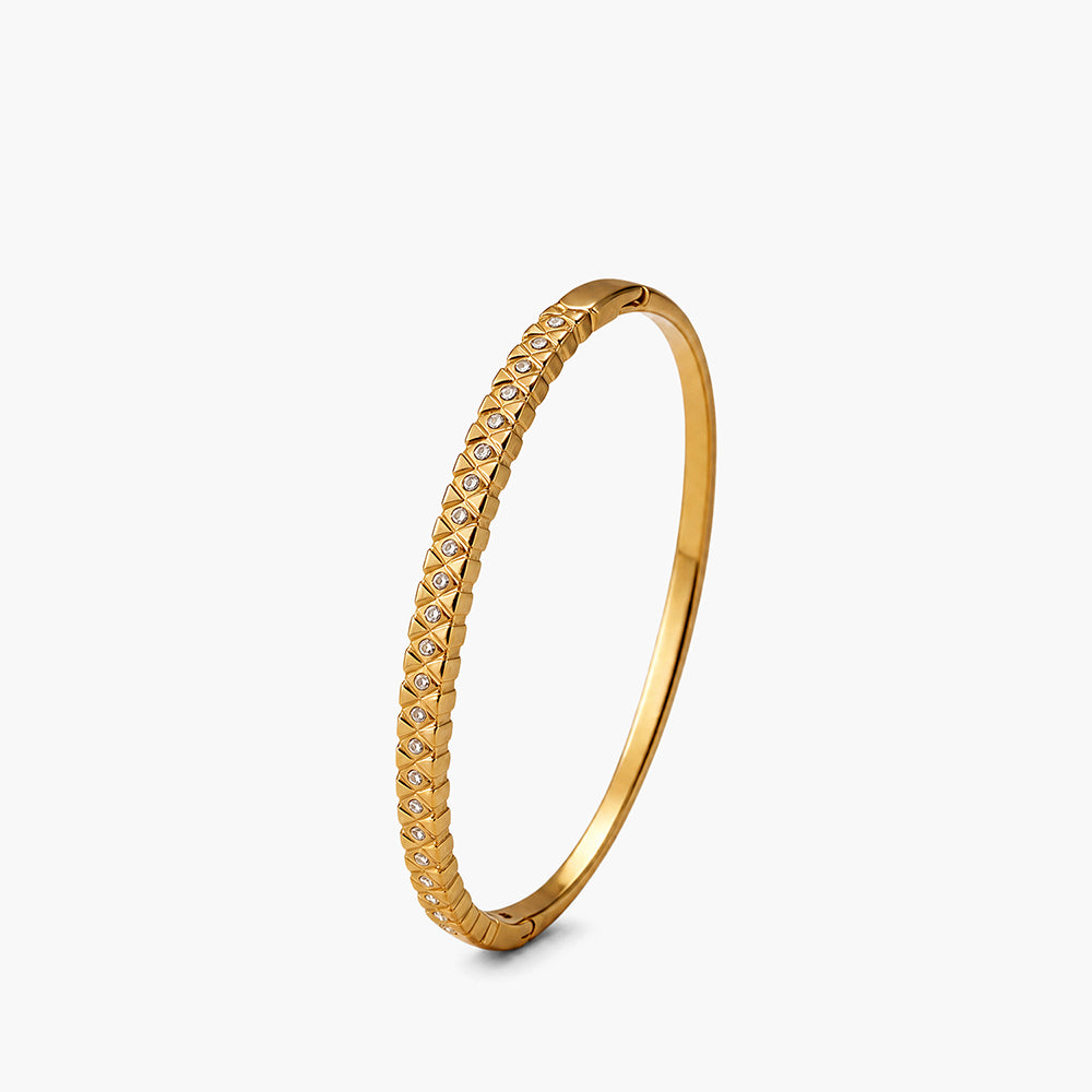 Radiant Textured Bangle