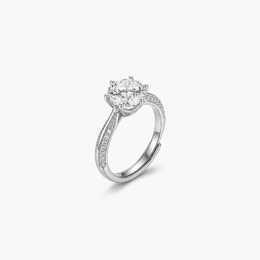 Pure Brilliance Solitaire 925 Sterling Silver Ring