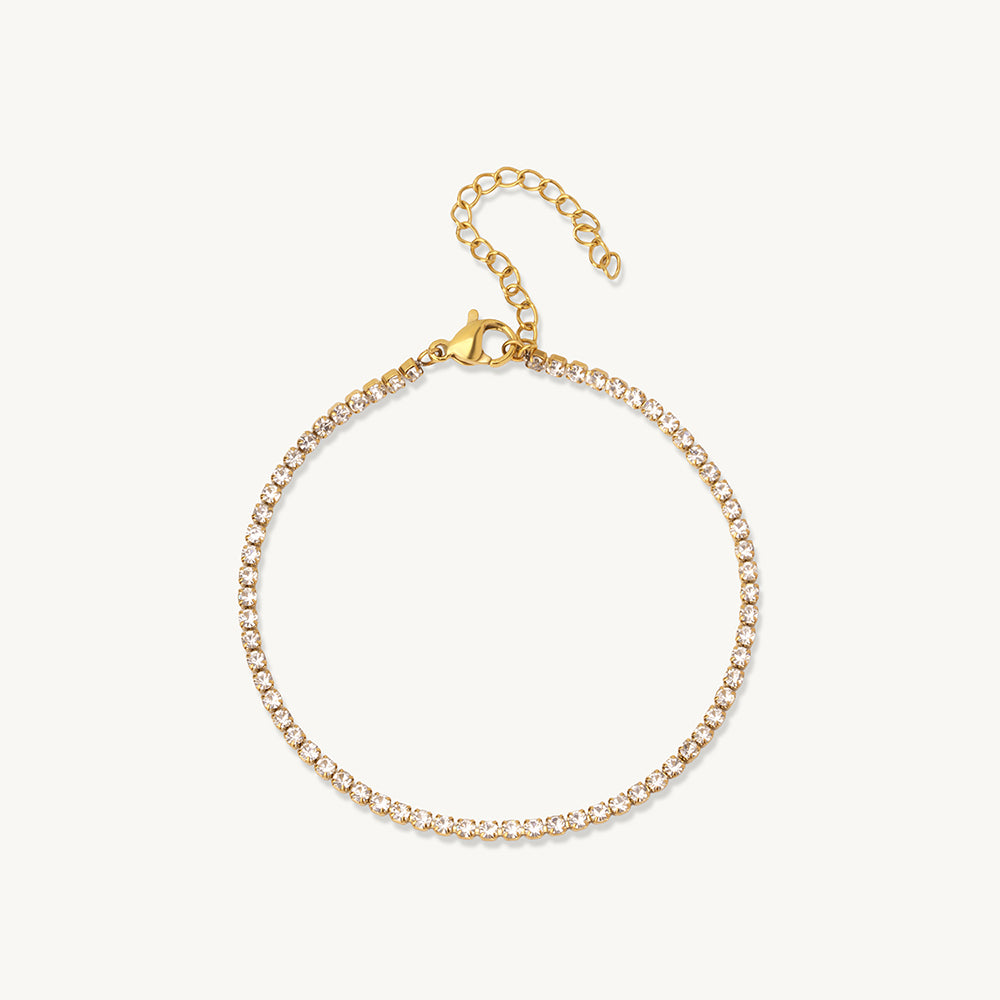 Sleek Sparkline Tennis Bracelet
