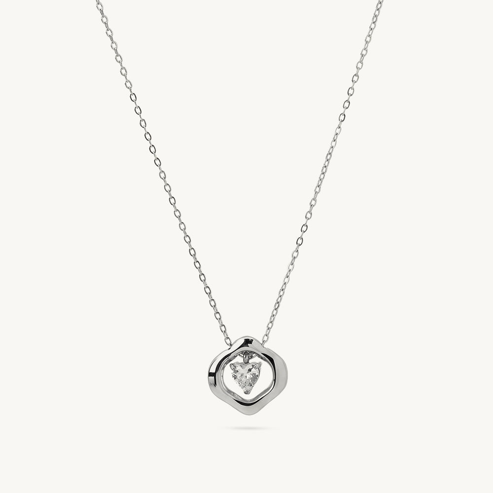 Halo Frame Spark Necklace