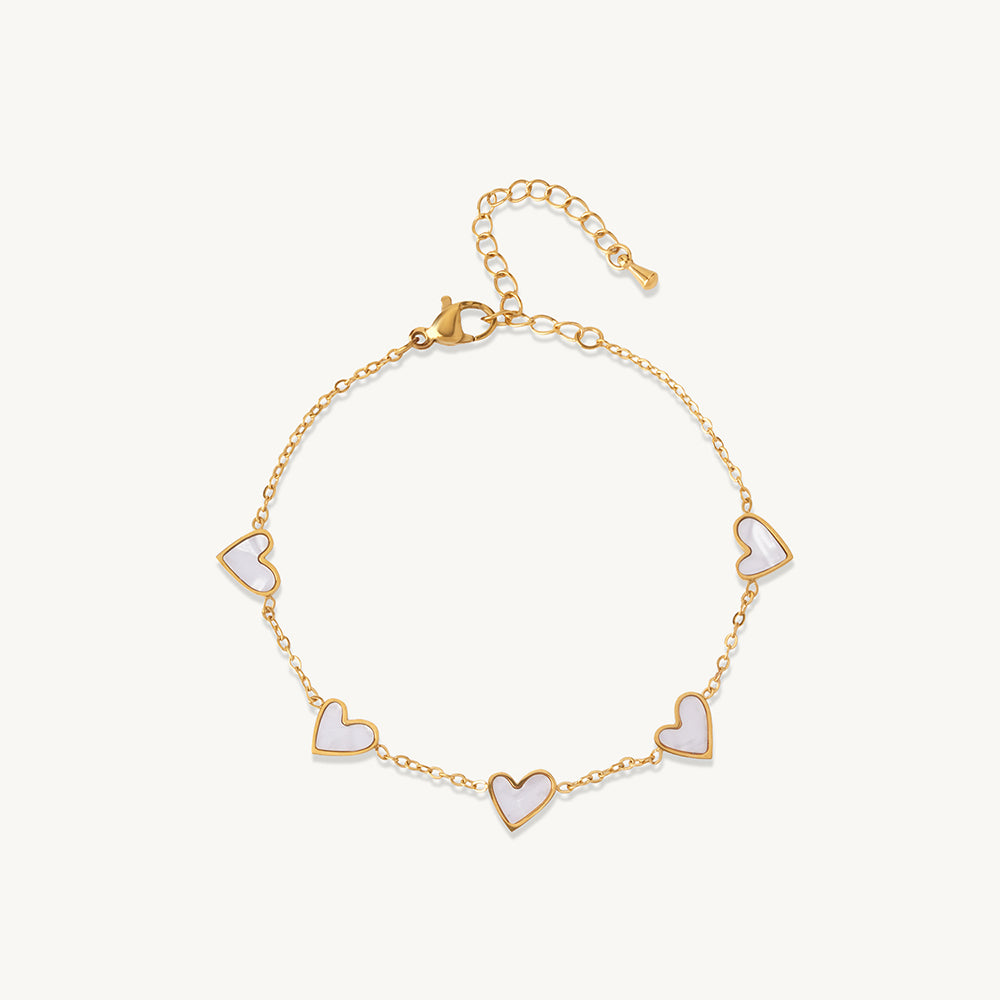 Romantic Multi Heart Bracelet