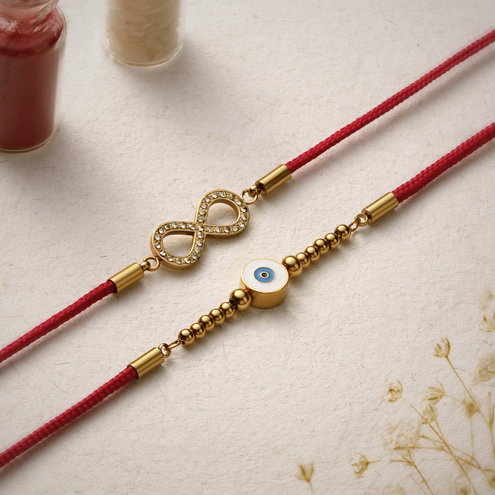 Boundless Radiance Rakhi Set