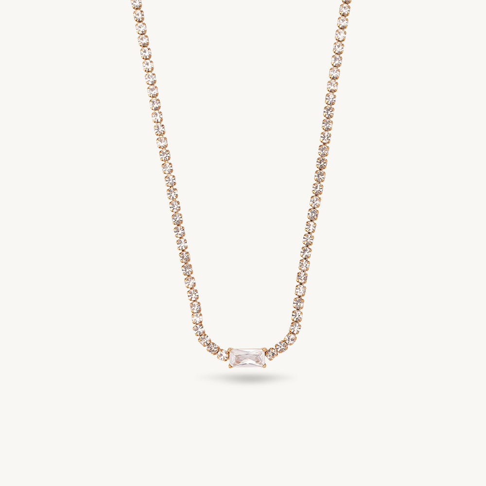 Textured Spark Flow Chain Necklace