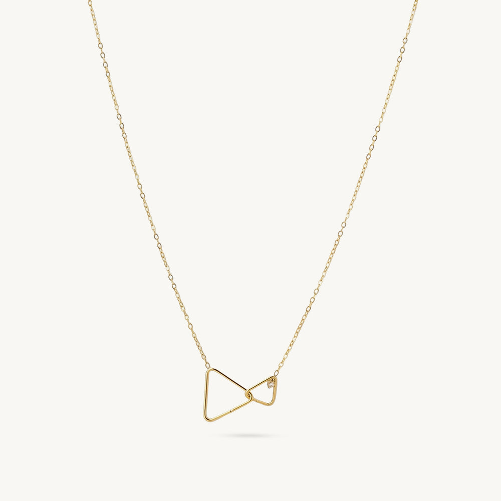 Triangle Interlocked Necklace