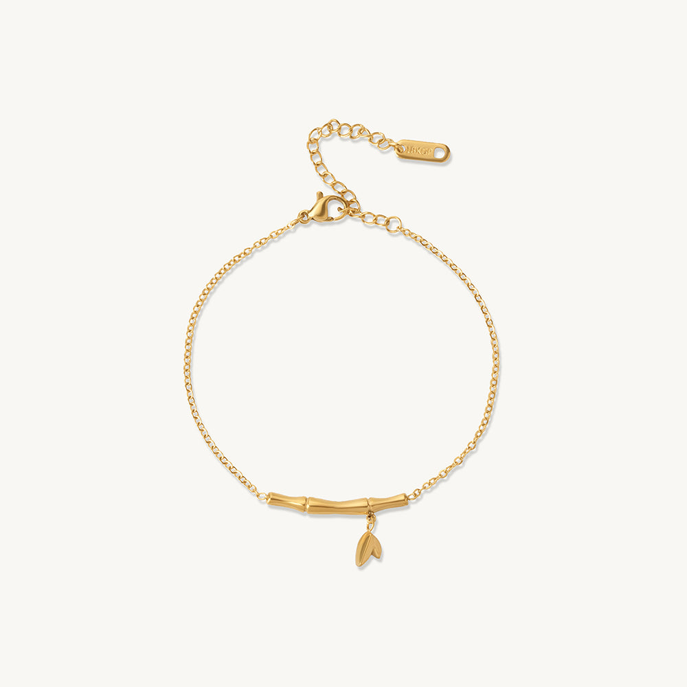 Bamboo Link Chain Bracelet